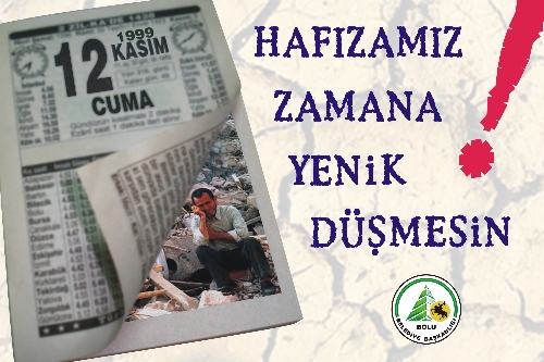12 Kasım Depremi'nin yıldönümü nedeniyle anı defteri açıldı