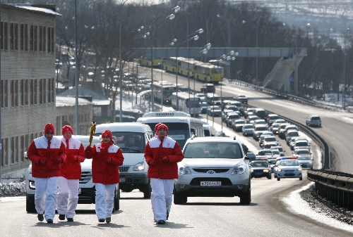 2013 Kazan Üniversite Oyunları'nın meşalesi, Rusya turuna başladı