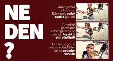 Gazze'de Umut Kurşunlandı: Aç Bir Çocuk, Yardım Dönüşü Sırtından Vuruldu