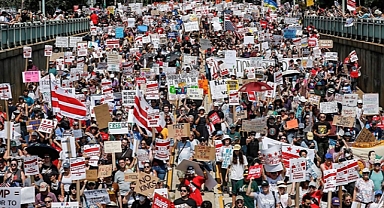Washington’da Trump’ın Ulusal Muhafız kararı protesto edildi