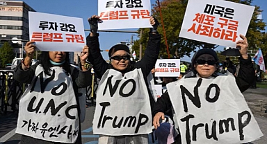 Güney Kore’de Trump Ziyareti Krize Yol Açtı: “Hoş Gelmedin Trump” Sloganları Yükseldi