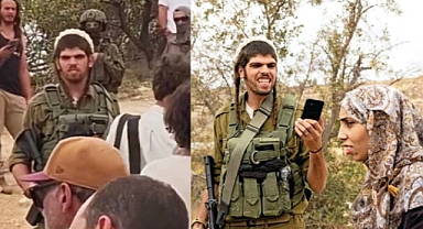 İtalyan Dergisinden: Batı Şeria’da ki israil'li işgalcinin Filistin'li bir kadına yönelik saldırısını belgeledi