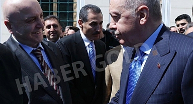 Kapalı Çarşı Başkanı İlhami Yazıcı, Cumhurbaşkanı Recep Tayyip Erdoğan ile Görüştü