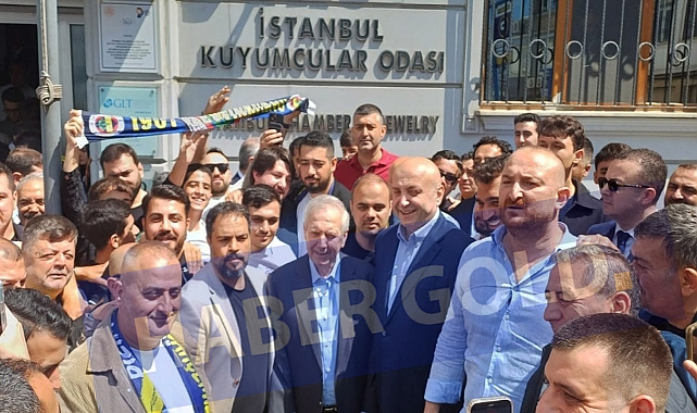Fenerbahçe Başkan Adayı Aziz Yıldırım, İstanbul Kuyumcular Odasında Fenerbahçeliler ile bir araya geldi