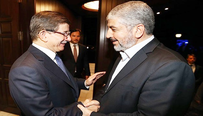 Davutoğlu Halid Meşal ile görüştü
