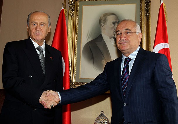 Çiçek, Bahçeli ile görüşüyor