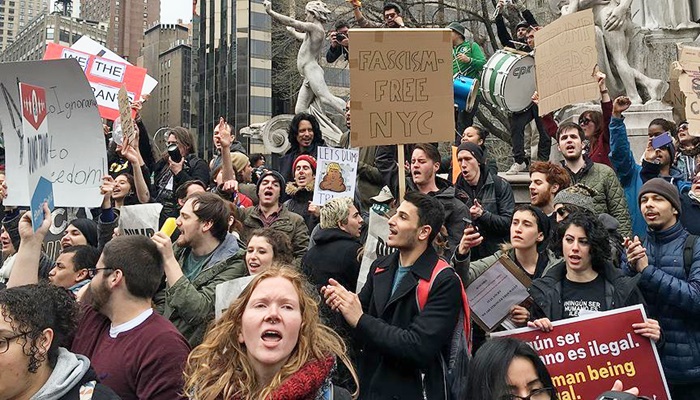 ABD'de protestoculara ait bilgiler polise servis ediliyor