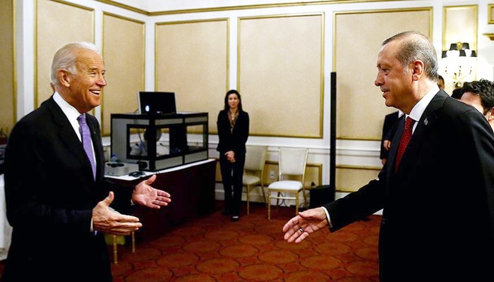 Cumhurbaşkanı Erdoğan, Biden'ı kabul etti