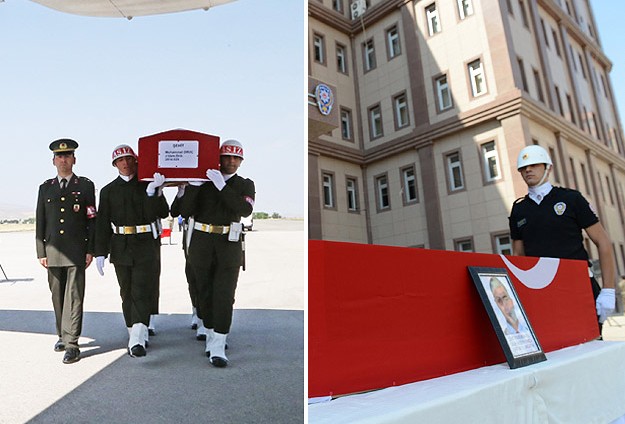 Şehitler uğurlanıyor
