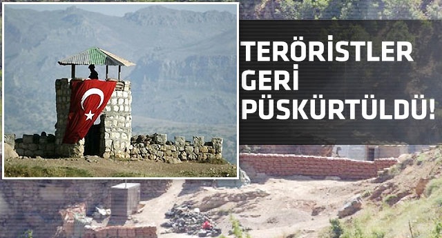 Tunceli'de karakola hain saldırı!