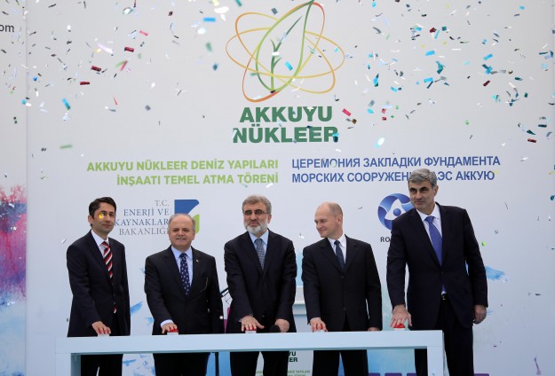Akkuyu Nükleer Santrali'nde ilk temel atıldı