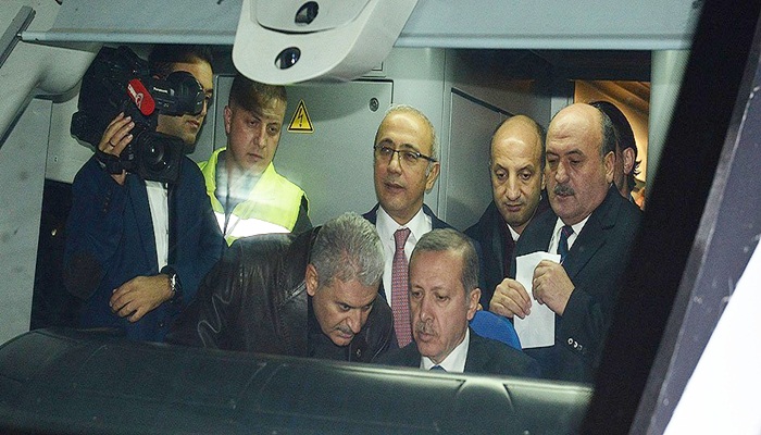 Erdoğan Ankara-İstanbul YHT test sürüşüne katıldı