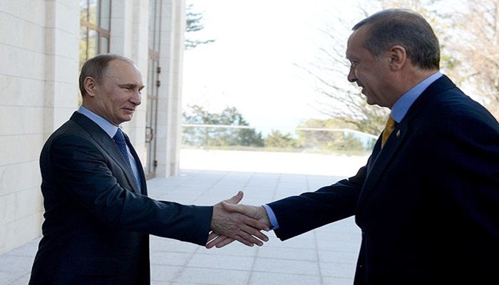 Erdoğan Putin'le görüştü