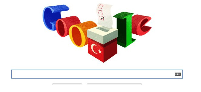 Google'dan cumhurbaşkanı seçimi için özel logo