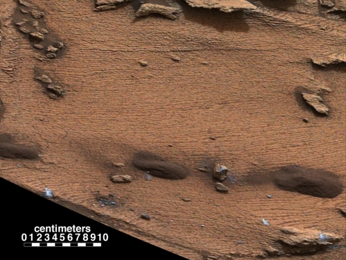 Mars'ta eski bir göle ait izler görüntülendi