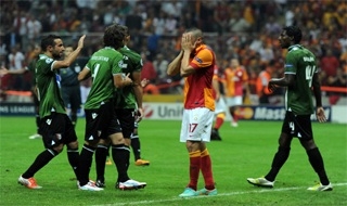 Galatasaray, Braga'ya da 2 - 0 kaybetti