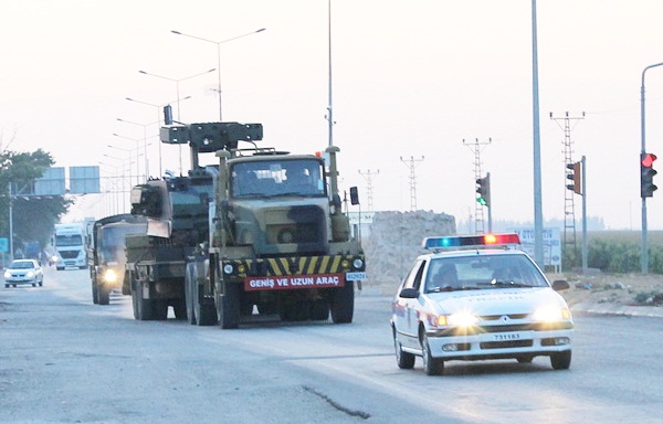 Suriye sınırında askeri hareketlilik