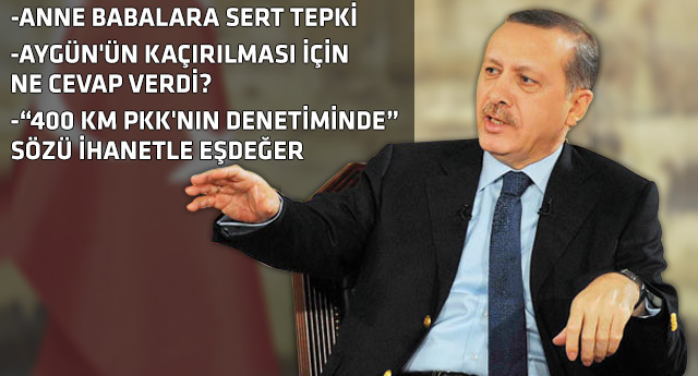 Başbakan Erdoğan'dan BDP'ye sert cevap!