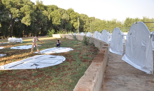 Diyarbakır'da Ezidiler için 3 bin kişilik çadırkent kuruluyor