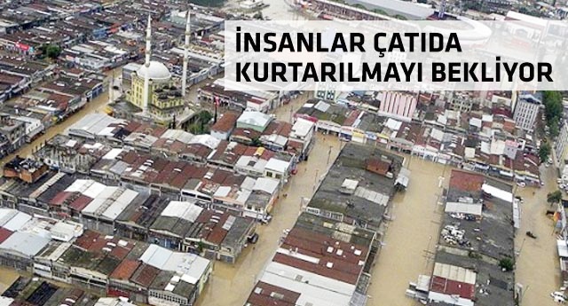 Samsun'da yine sel