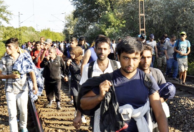 3 bin göçmen Viyana'ya geçti