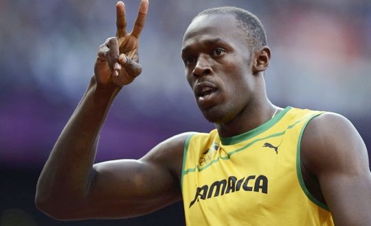 Usain Bolt finale uçtu