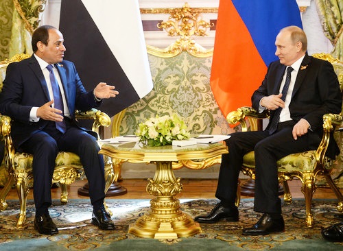 Putin'den Mısır lideri Sisi'ye Zafer Bayram'ı teşekkürü