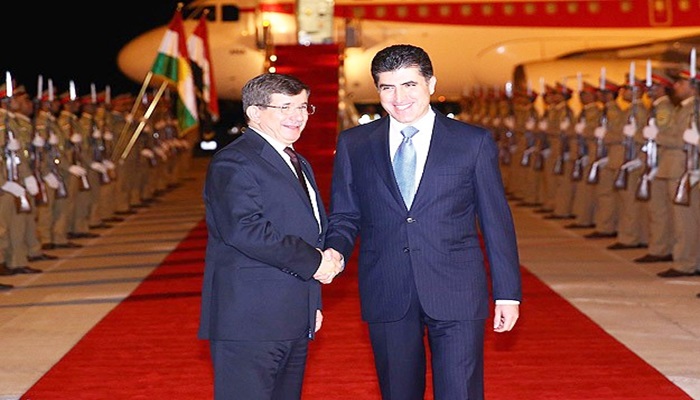 Başbakan Davutoğlu Erbil'de