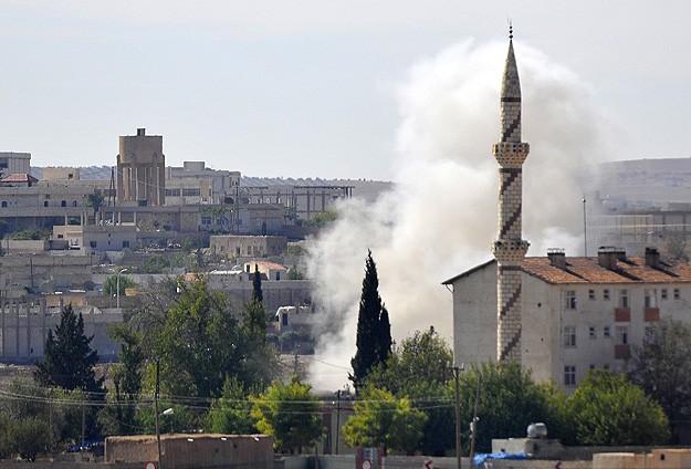 IŞİD sınır kapısına doğru havan atışına yeniden başladı