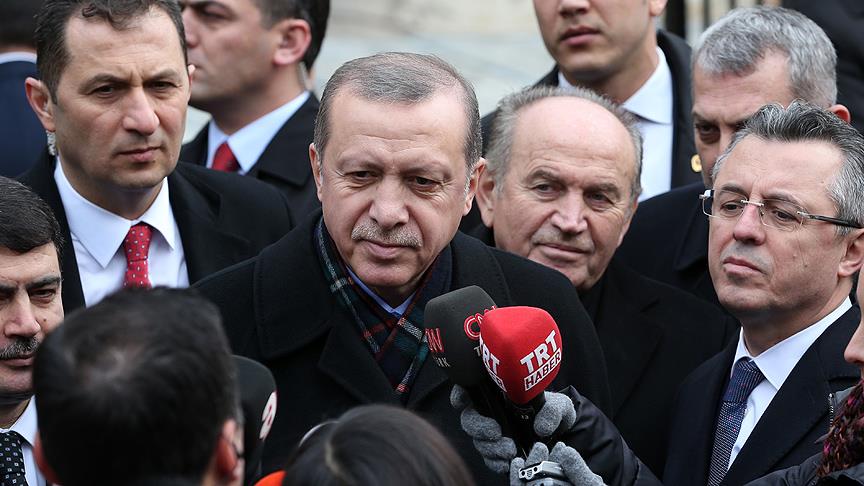 Cumhurbaşkanı Erdoğan: Okula saldırı terör örgütünün adi girişimlerini ortaya koyuyor