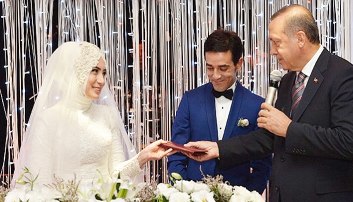 Cumhurbaşkanı Erdoğan nikah şahitliği yaptı