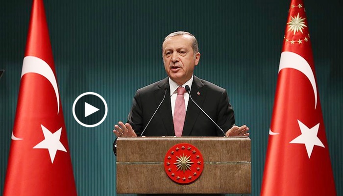Cumhurbaşkanı Erdoğan: 3 ay süreyle olağanüstü hal ilan edilmesi kararlaştırıldı