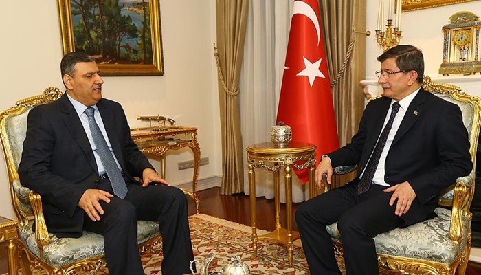 Başbakan Davutoğlu, Hicab'ı kabul etti