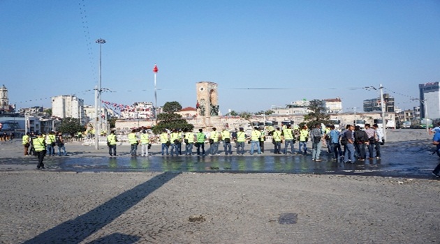 Taksim Meydanı araç ve yaya trafiğine kapatıldı