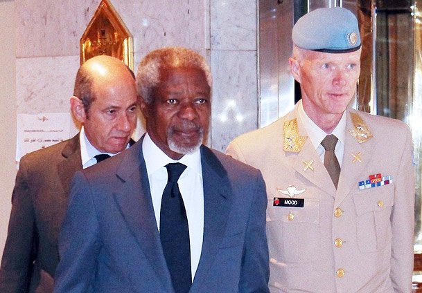 Kofi Annan Şam'da