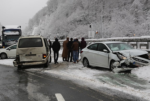 Silivri'de zincirleme kaza