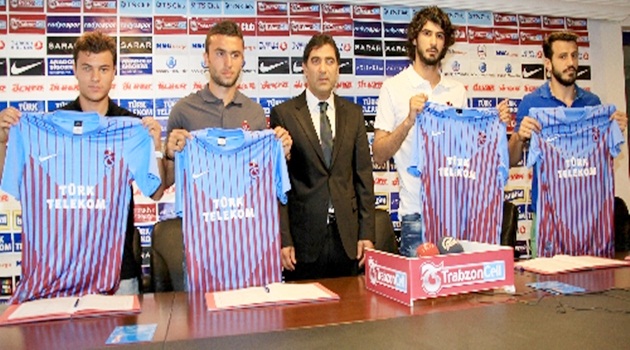 Trabzonspor, 4 futbolcu ile sözleşme imzaladı