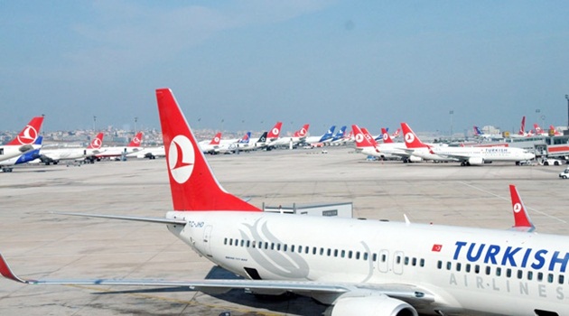 73 saniyede bir uçak hareket etti
