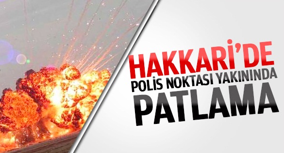 Hakkari'de patlama