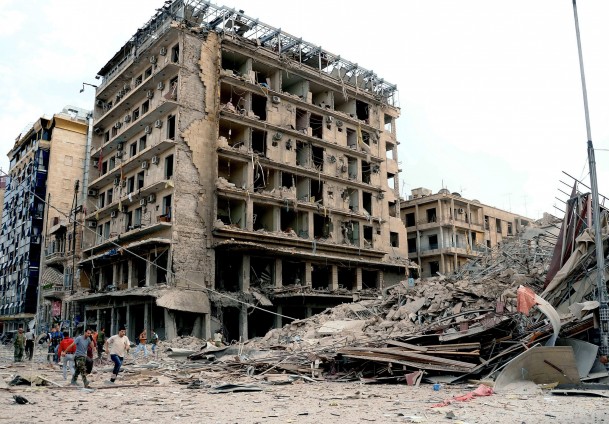 Halep'te fırın bombalandı