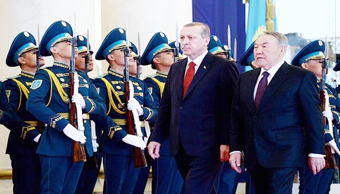 Cumhurbaşkanı Erdoğan Kazakistan'da