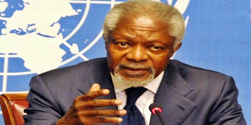 BM ve Arap Birliği'nin Suriye Özel Temsilcisi Kofi Annan, İran'da