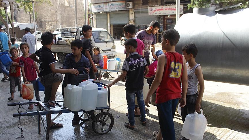 'Halep'teki saldırı 3,5 milyon Suriyeliyi susuz bıraktı'