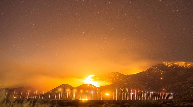 California'daki yangında 1020 kilometrekarelik alan zarar gördü