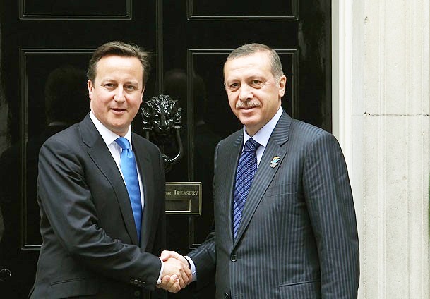 Erdoğan, Cameron ile görüşüyor