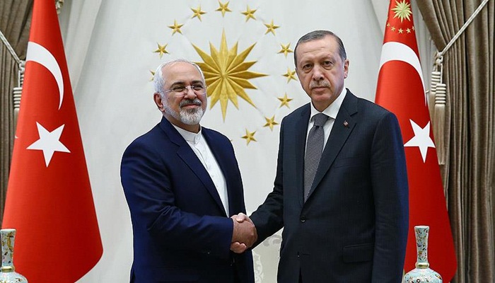 Cumhurbaşkanı Erdoğan İran Dışişleri Bakanı Zarif'i kabul etti