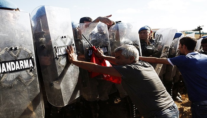 Yaklaşmalarına izin verilmedi