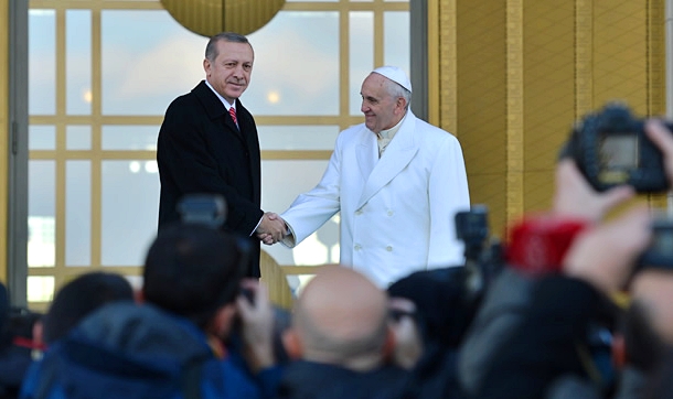 Papa Francesco 3 günlük Türkiye ziyareti için Ankara'da