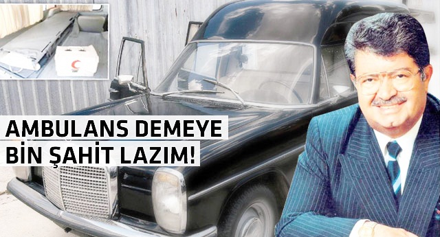 Özal'ı hastaneye götüren ambulans ortaya çıktı