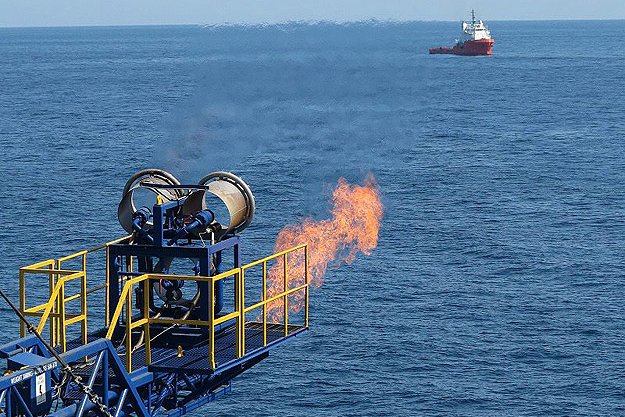 Yanıcı buzdan gaz